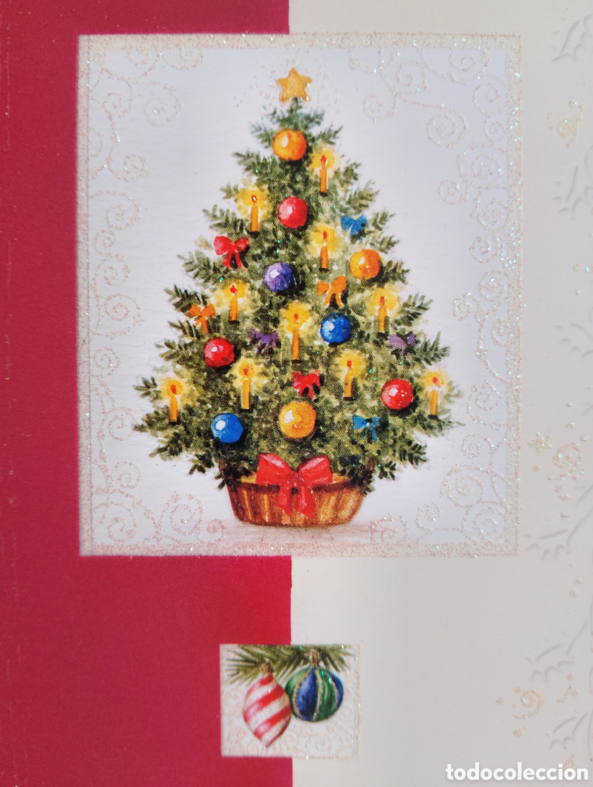 Postales: FELICITACI&Oacute;N NAVIDAD - EDICARDS - &Aacute;RBOL - PURPURINA