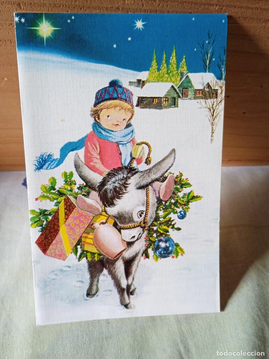 Postales: FELICITACION DE NAVIDAD A&Ntilde;O 1975 - Foto 2