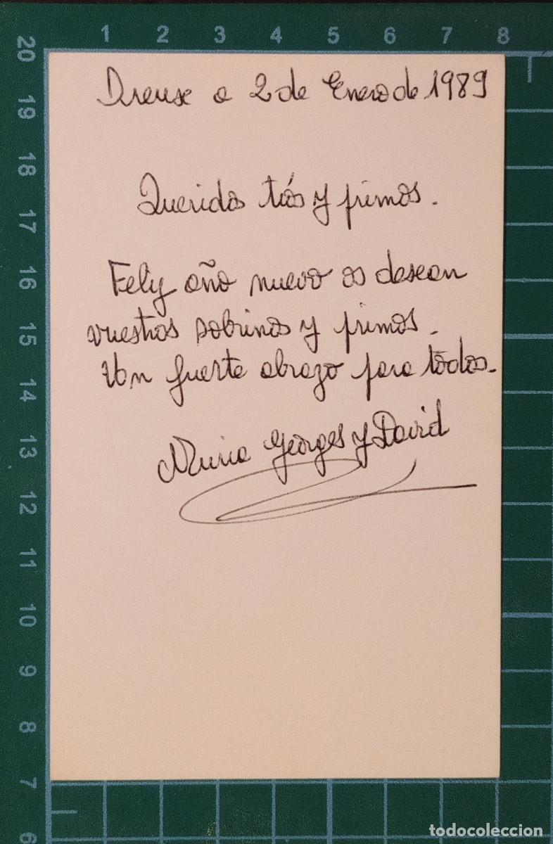 Postales: FELICITACI&Oacute;N NAVIDE&Ntilde;A USADA EN 1989 - Foto 2