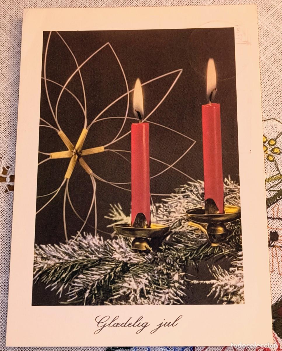 Postales: POSTAL NAVIDAD | ADORNOS NAVIDE&Ntilde;OS - CIRCULADA - Foto 1