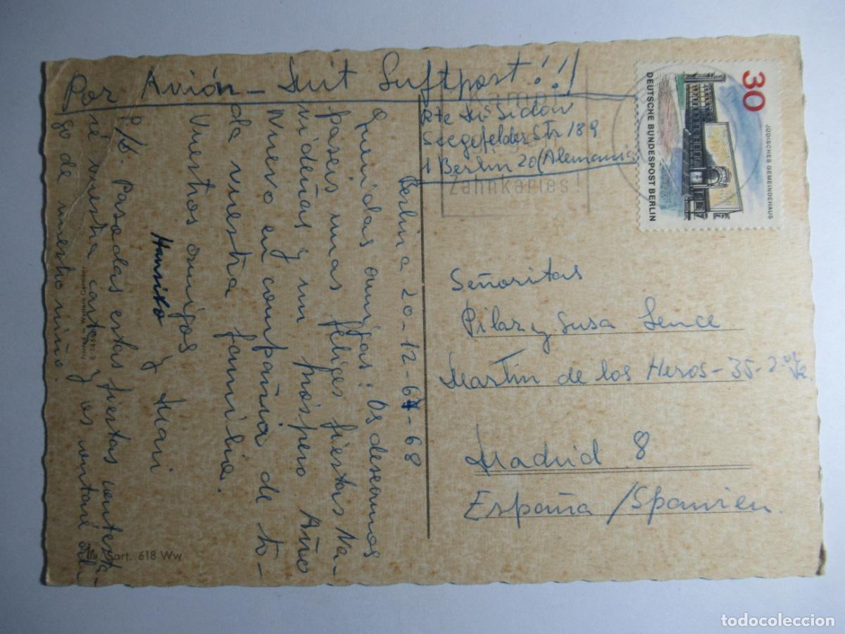 Postales: Postal Navide&ntilde;a alemana - Foto 2