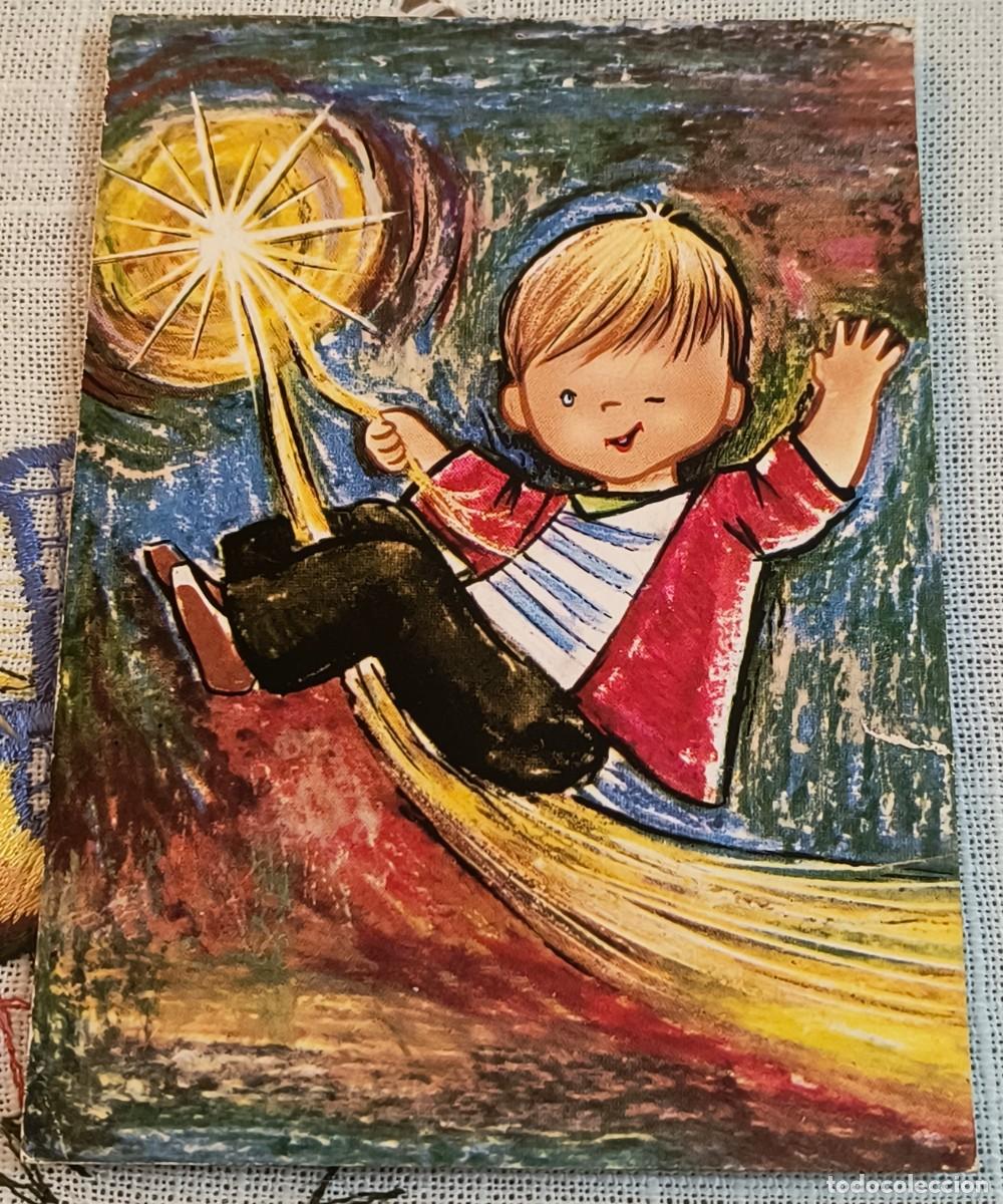 Postales: POSTAL NAVIDAD | NI&Ntilde;O EN ESTRELLA - Foto 1