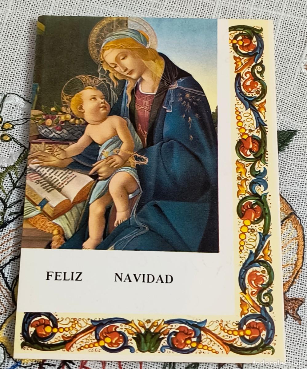 Postales: POSTAL DE NAVIDAD | LA VIRGEN CON EL NI&Ntilde;O (2) - Foto 1