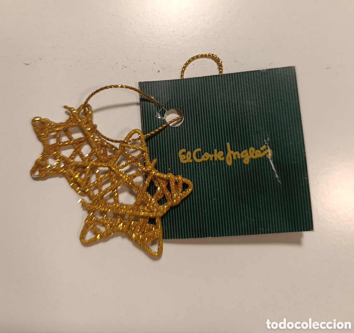 Postales: TARJETA NAVIDAD el corte ingl&eacute;s con estrellas - Foto 1