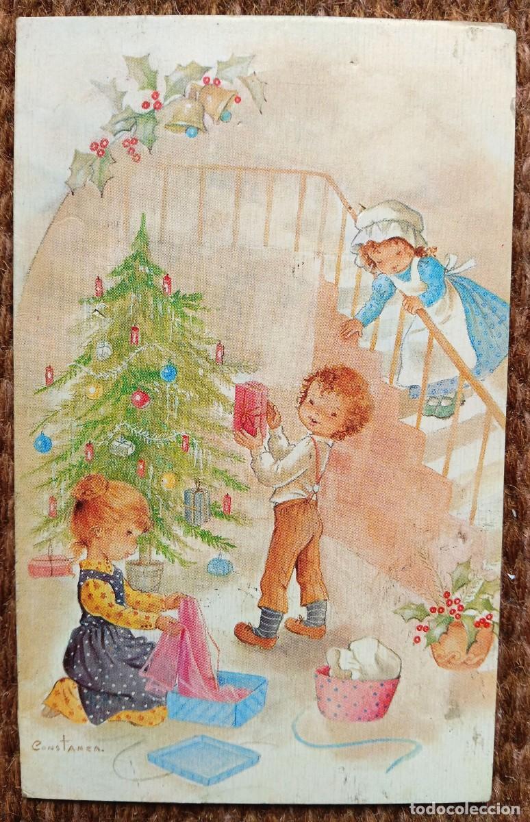 Postales: TARJETA DE NAVIDAD - ILUSTRACION CONSTANZA - Foto 1