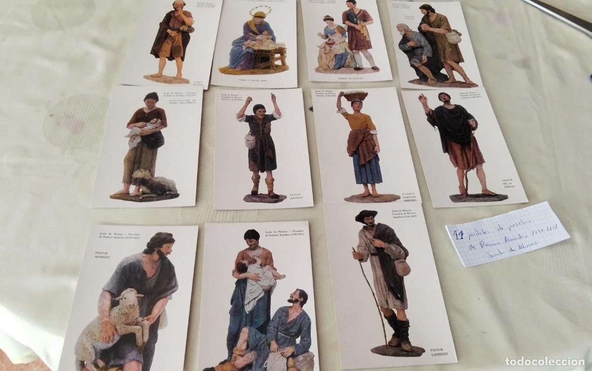 Postales: 11 POSTALES DE PESEBRE DE RAMON AMADEU -JUNTA DE MUSEOS - Foto 1