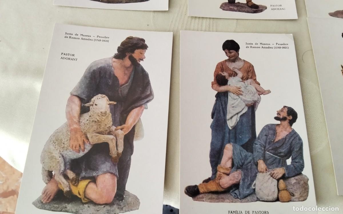 Postales: 11 POSTALES DE PESEBRE DE RAMON AMADEU -JUNTA DE MUSEOS - Foto 9
