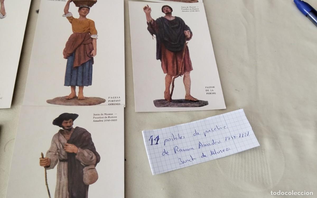 Postales: 11 POSTALES DE PESEBRE DE RAMON AMADEU -JUNTA DE MUSEOS - Foto 10