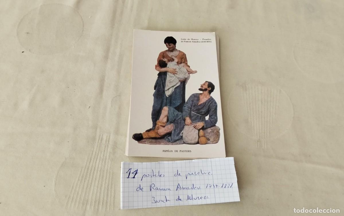 Postales: 11 POSTALES DE PESEBRE DE RAMON AMADEU -JUNTA DE MUSEOS - Foto 12