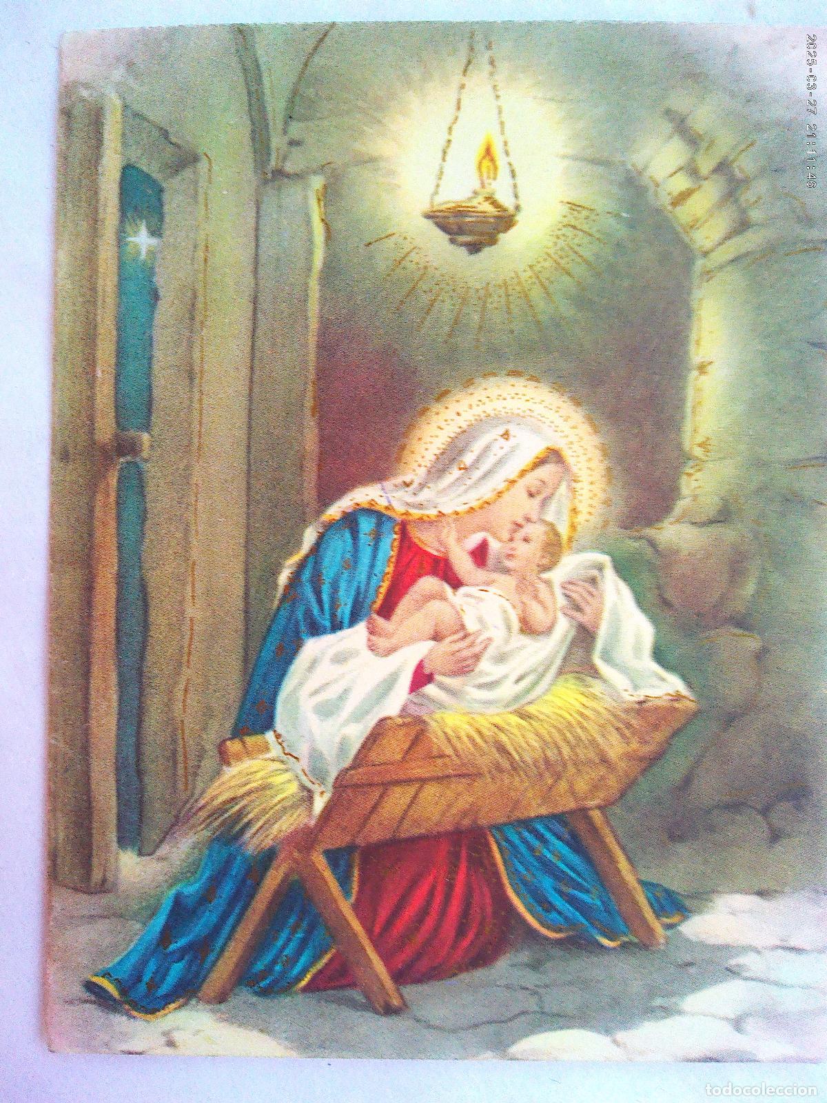 Postcards: BONITA POSTAL DE FELICITACION DE NAVIDAD , EN PORTUGUES . A&Ntilde;OS 50