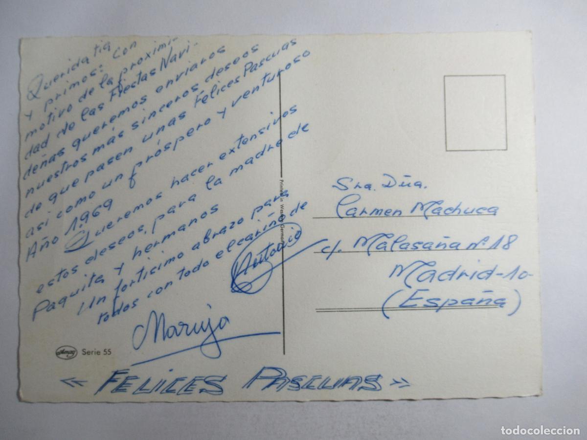 Postales: Postal Navidad - Escrita - Foto 2