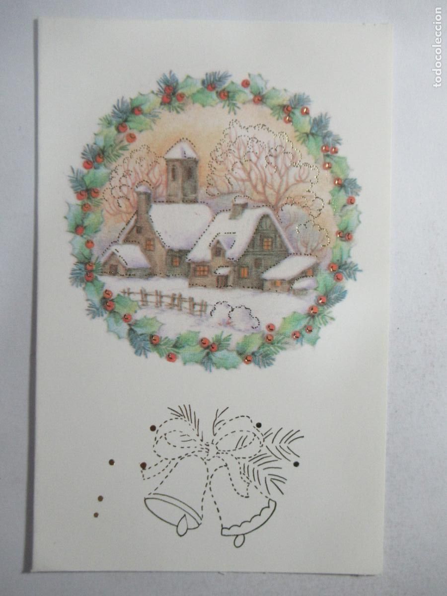 Postales: Postal Navidad con brillos - S/C - Foto 1