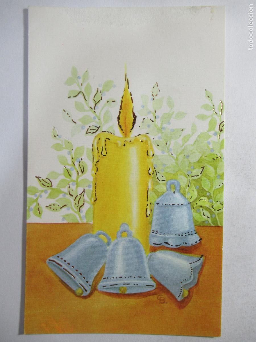 Postales: Postal Navidad con brillos - Foto 1