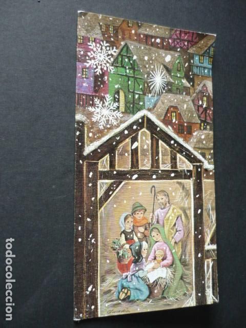 Postales: FELICITACION NAVIDAD GUARDIA ILUSTRADOR 17.5 X 9 CM