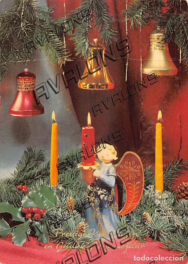 Postais: Postal Holandesa de Navidad - A&ntilde;os 60 o 70 - Circulada