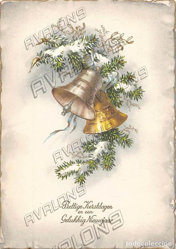 Postais: Postal Holandesa de Navidad 1957 - Circulada con sello
