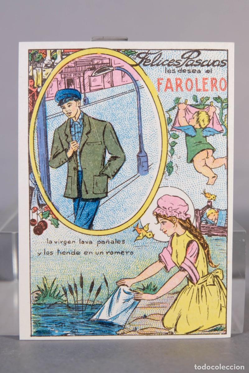 Postales: FELICITACI&Oacute;N DE NAVIDAD - EL FAROLERO 1966 - Foto 1