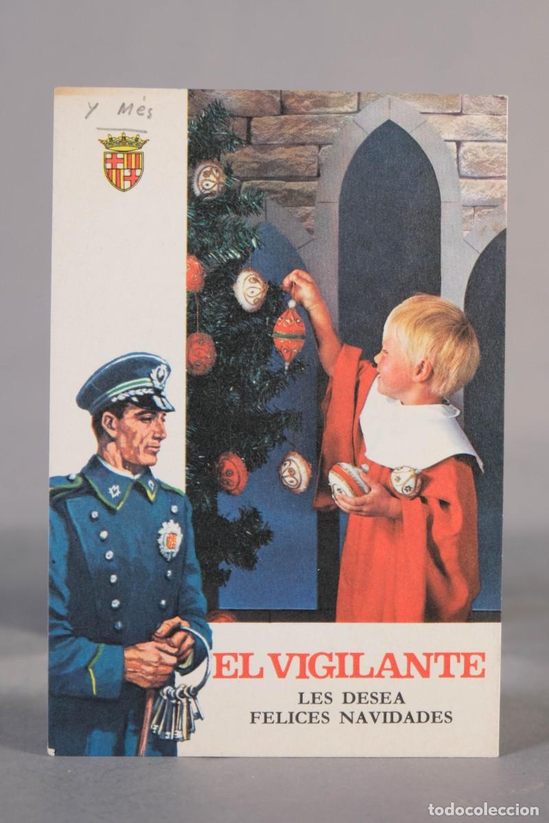 Postales: FELICITACI&Oacute;N DE NAVIDAD - EL VIGILANTE 1969 - Foto 1