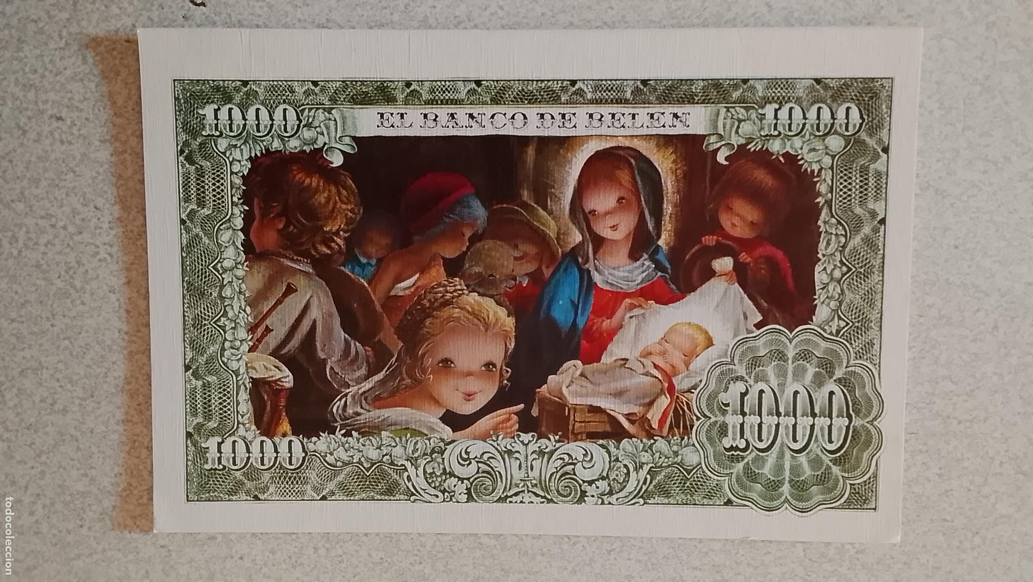 Postales: ANTIGUA felicitacion de navidad navide&ntilde;a original.