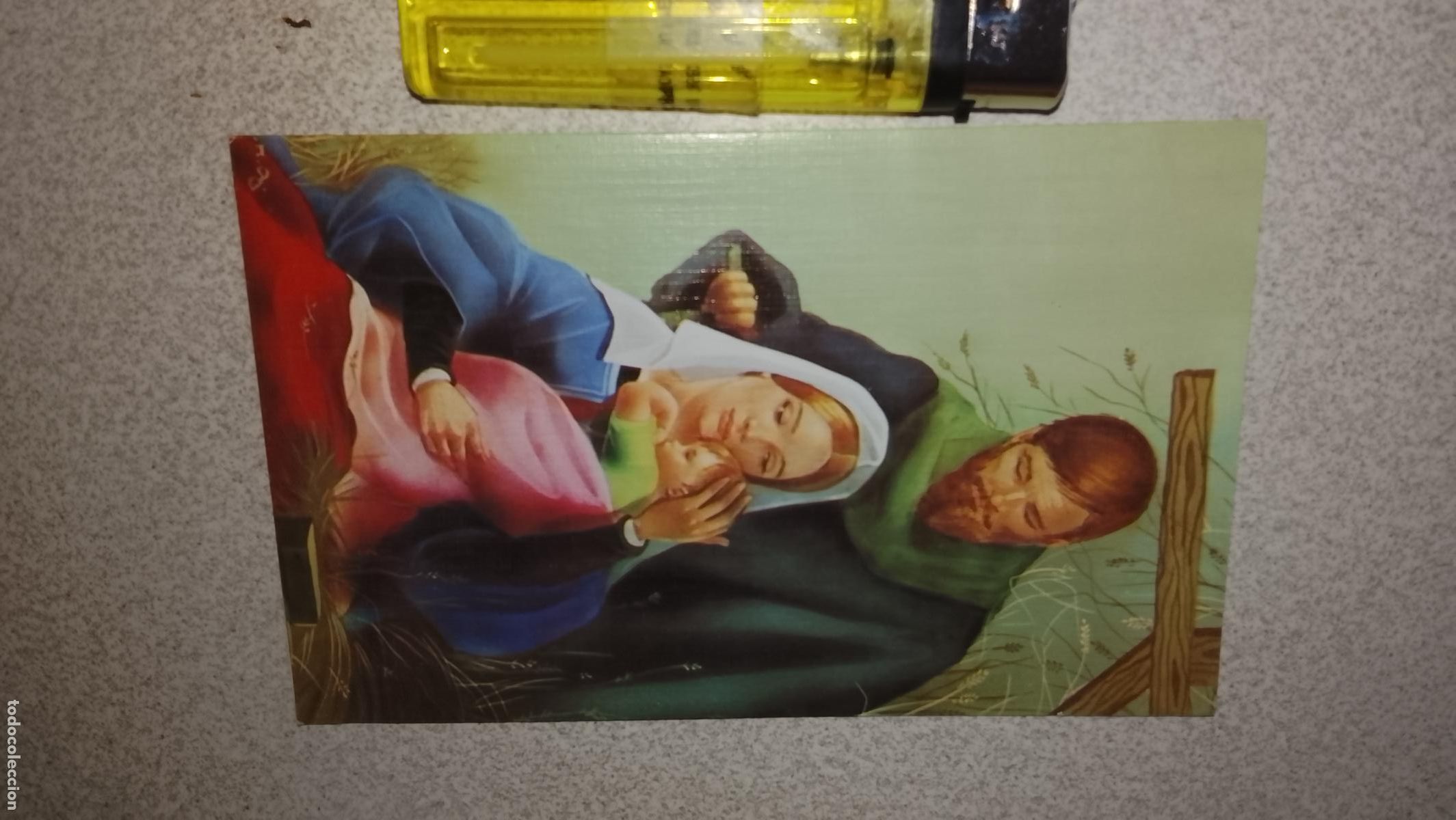 Postales: ANTIGUA felicitacion de navidad navide&ntilde;a original.