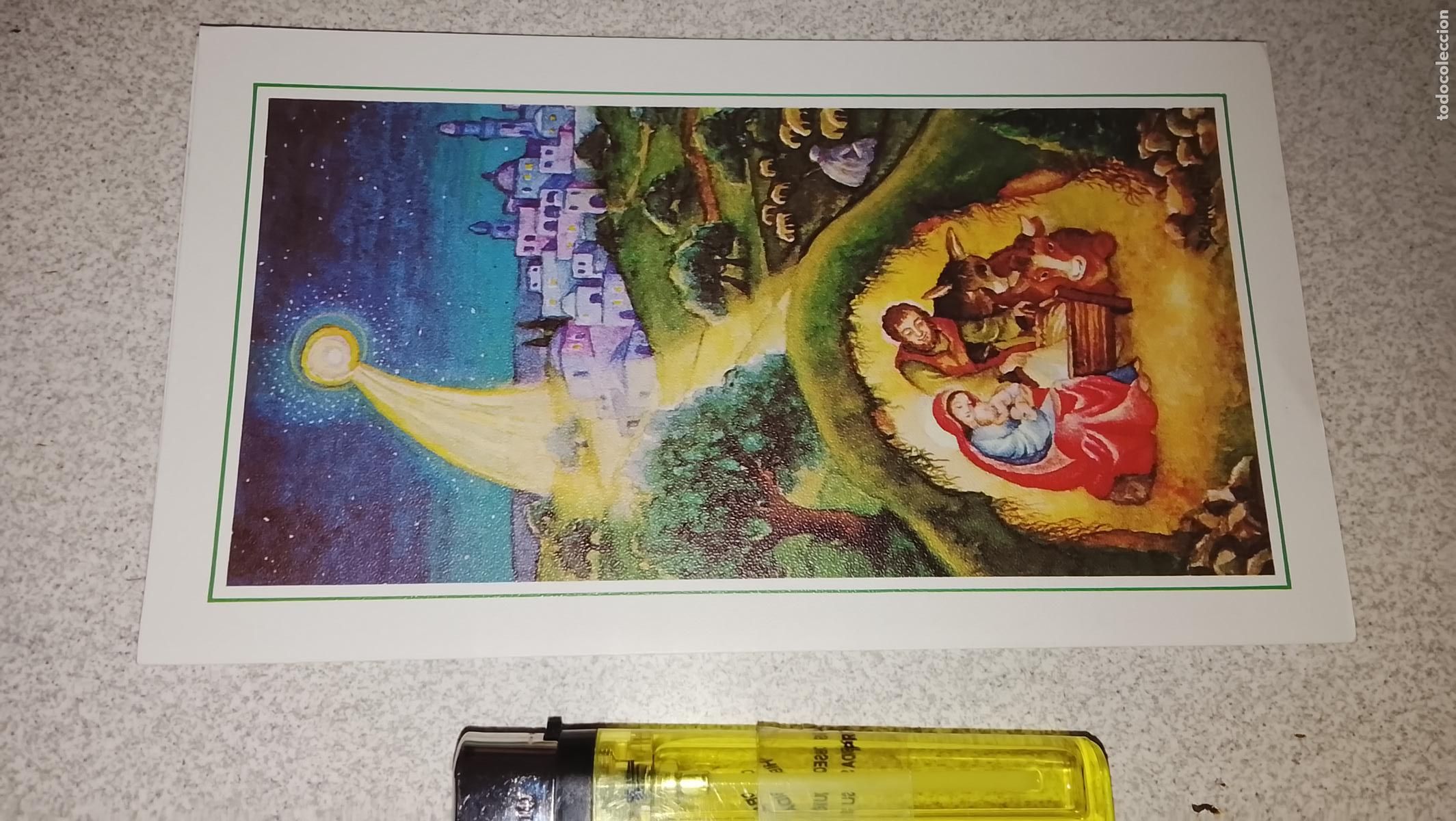 Postales: ANTIGUA felicitacion de navidad navide&ntilde;a original.