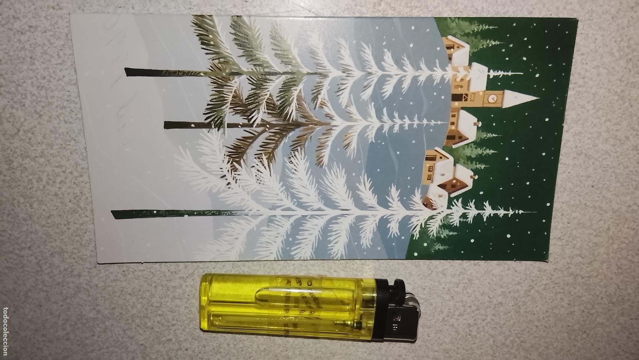 Postales: ANTIGUA felicitacion de navidad navide&ntilde;a original.