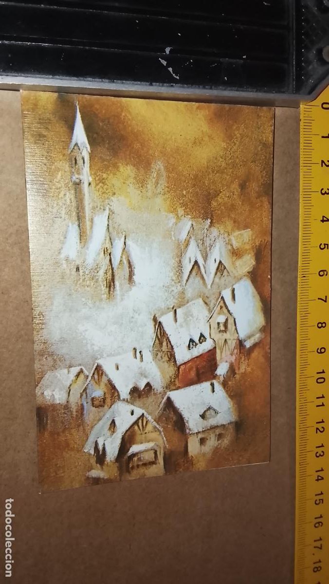 Postales: ANTIGUA FELICITACION NAVIDADE&Ntilde;A POSTALES NAVIDAD &Oacute; CHRISTMAS PORTAL DE BELEN NACIMIENTO