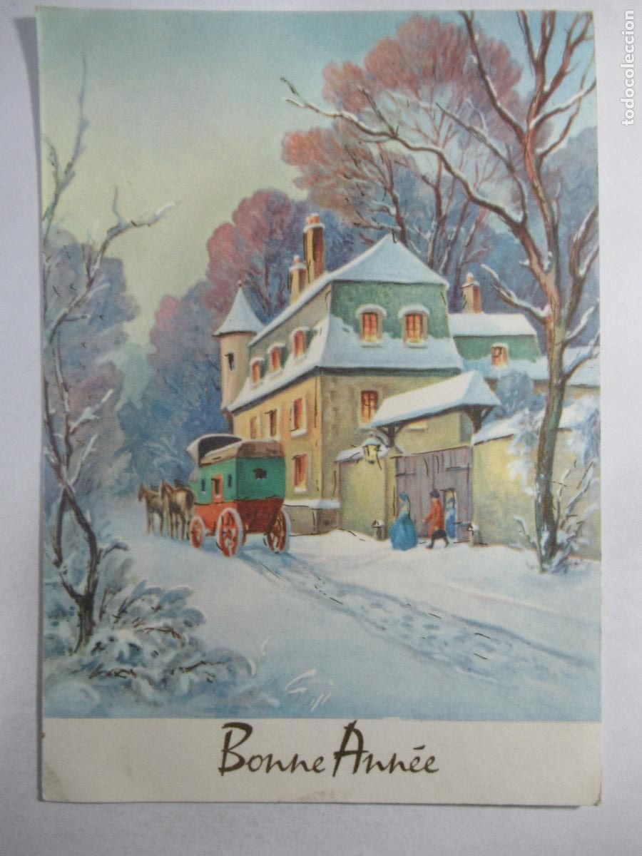 Postales: Bonne Ann&eacute;e - Escrita - Foto 1