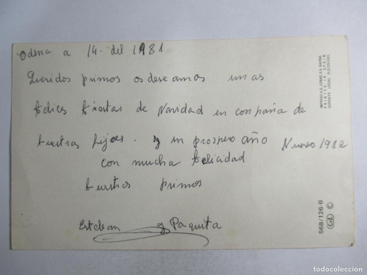 Postales: Postal Navidad - Escrita - Foto 2