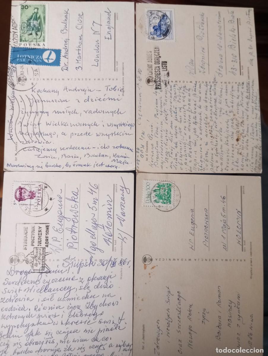 Postales: 4 POSTALES POLACAS, TEMATICA NAVIDAD, CIRCULADAS - Foto 2