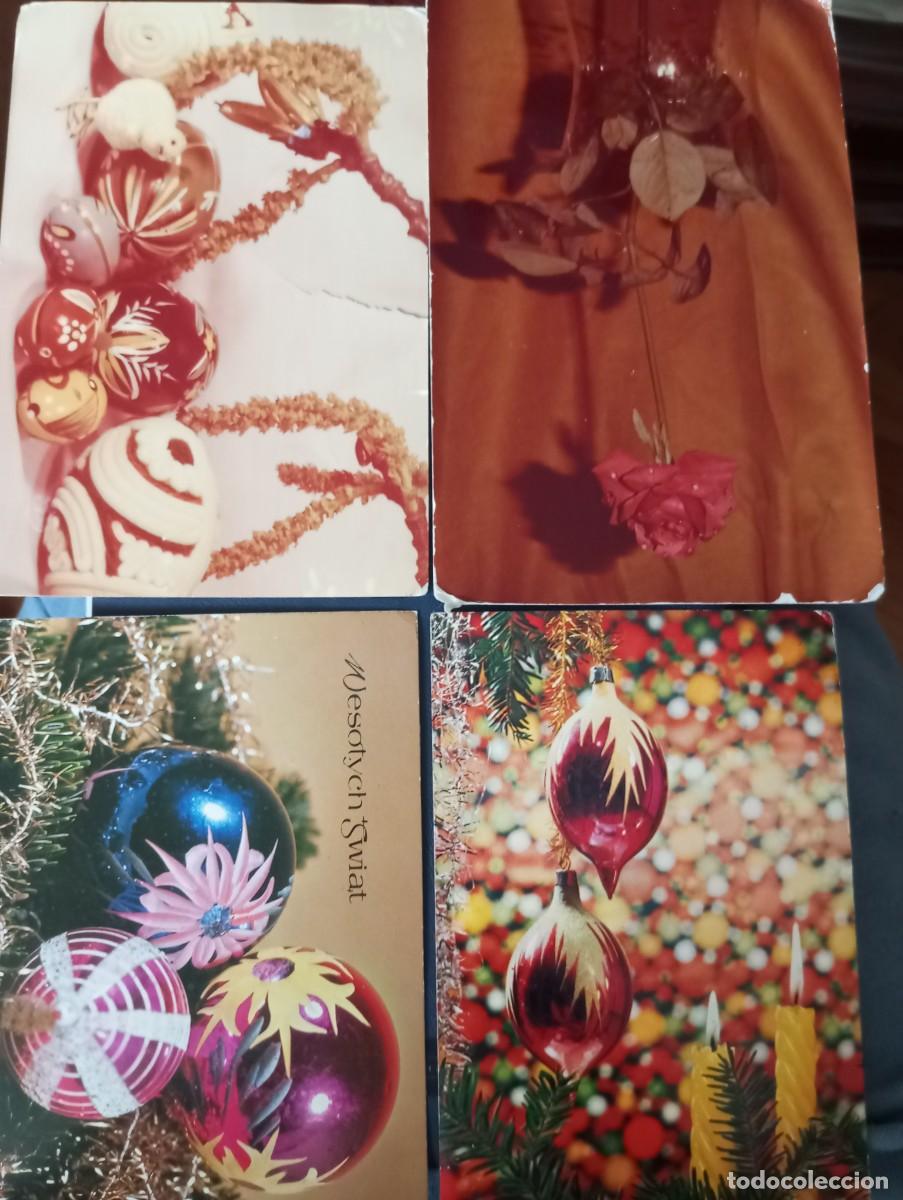 Postales: 4 POSTALES POLACAS, TEMATICA NAVIDAD, CIRCULADAS - Foto 1