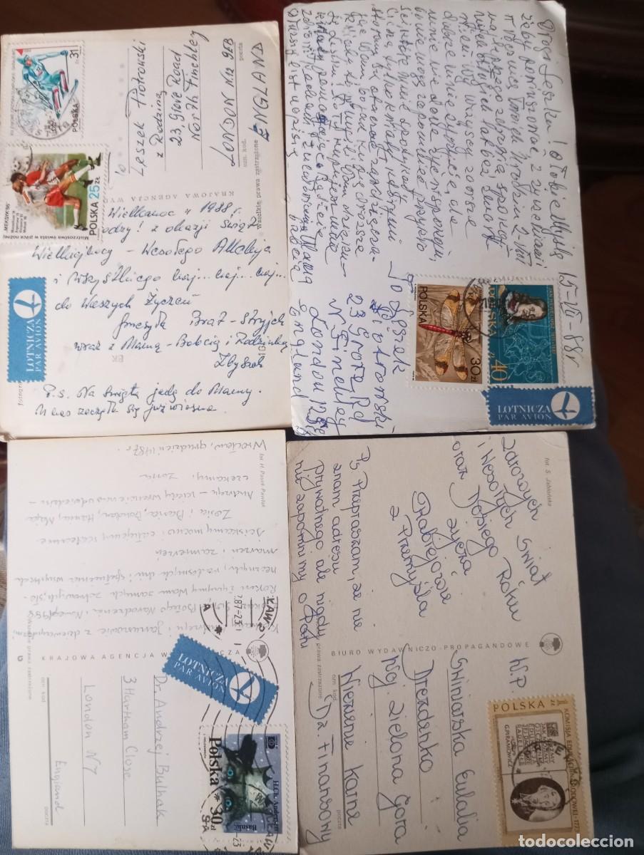 Postales: 4 POSTALES POLACAS, TEMATICA NAVIDAD, CIRCULADAS - Foto 2