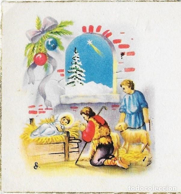 Postales: 2076Z - BRINDANDO LA BIEN LLEGADA DEL NI&Ntilde;O- FELICIDADES - 11,5X6,8 CM - DATA 1957