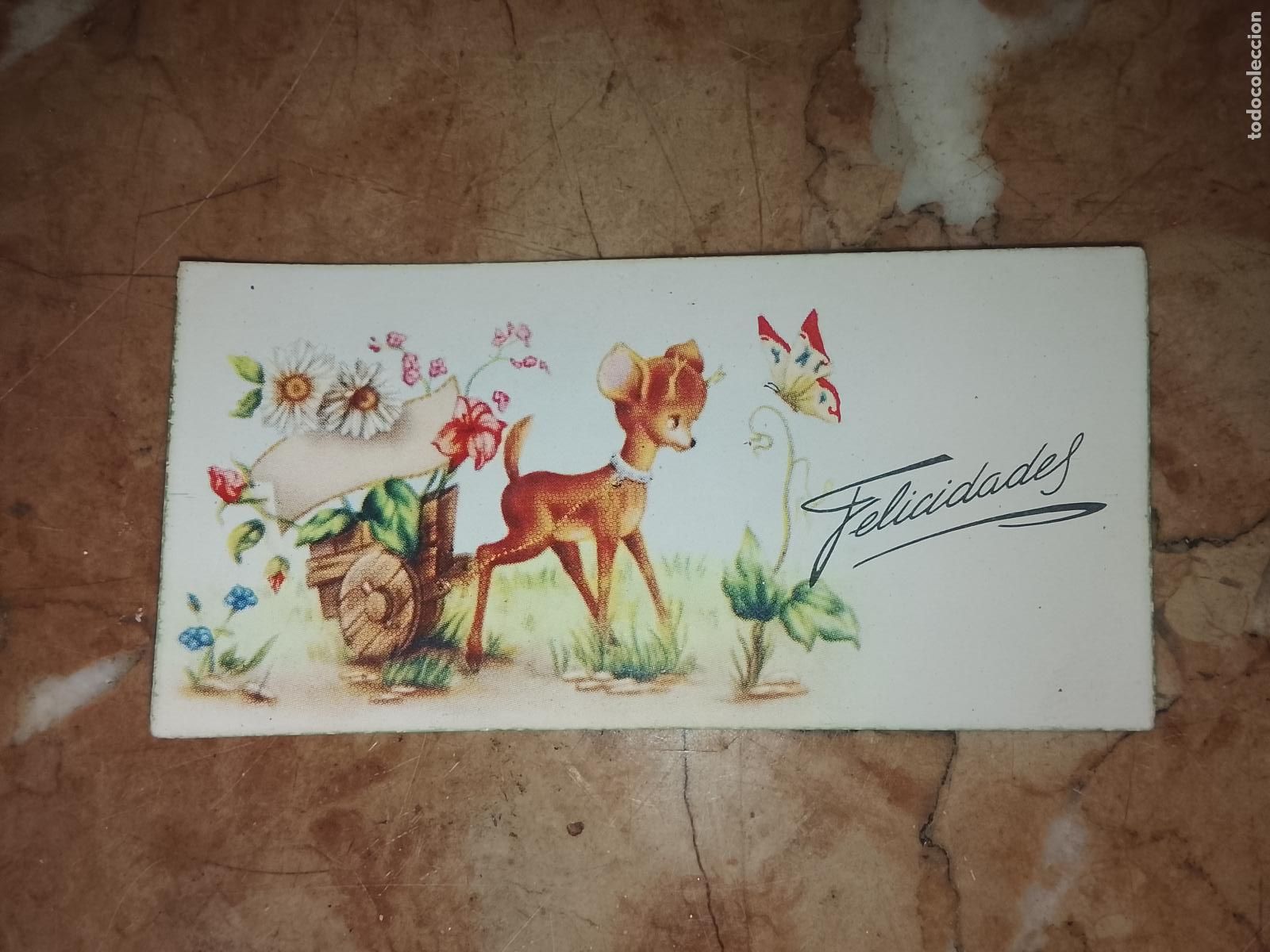 Postales: antigua tarjeta de comunion o felicitacion de navidad . - PEQUE&Ntilde;A FELICITACION