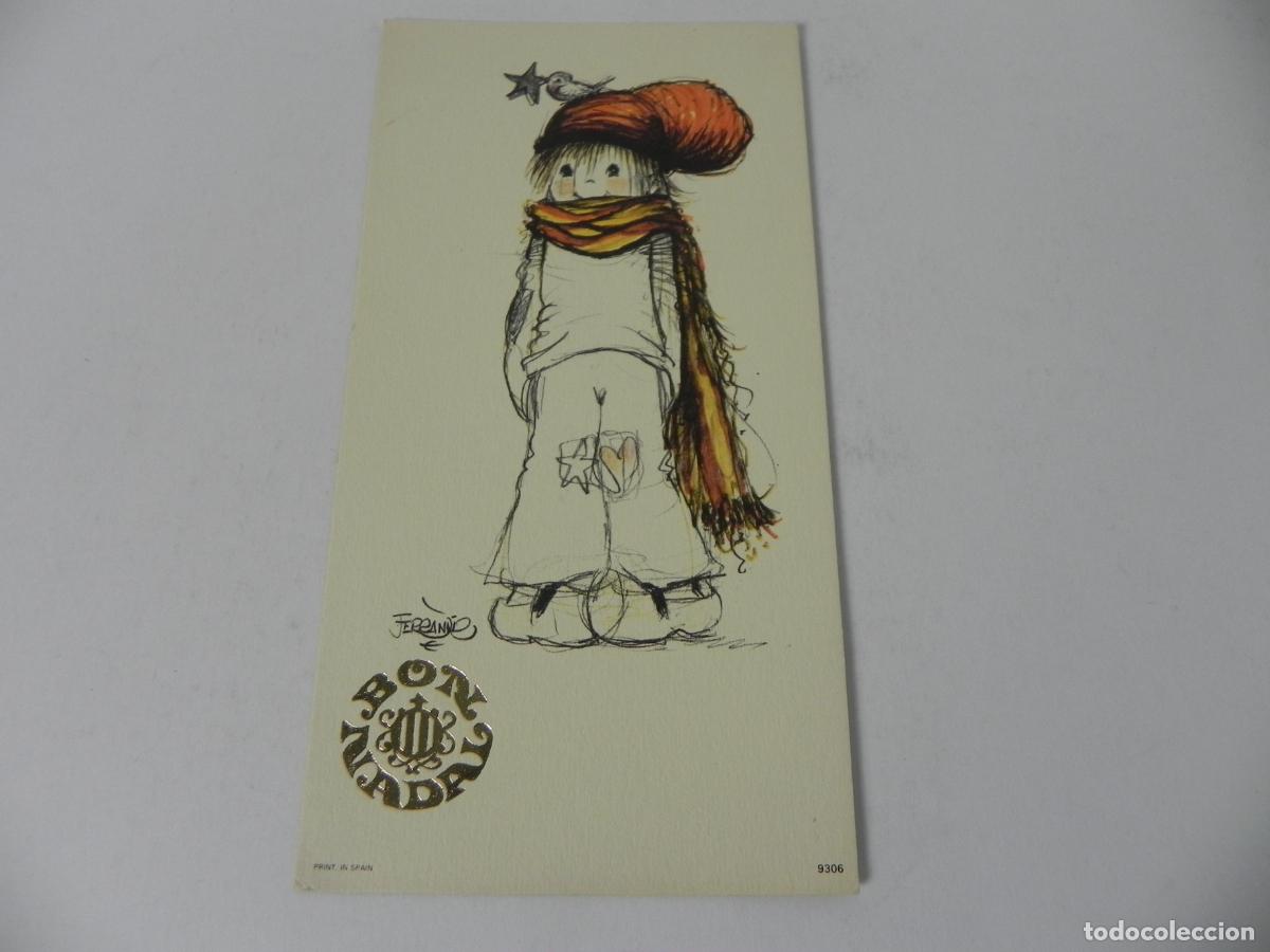 Postales: Antigua Tarjeta Navidad FERR&Aacute;NDIZ - Bon Nadal - Ed. IKON 9306 - A&ntilde;os 60 (Muy Buen Estado)