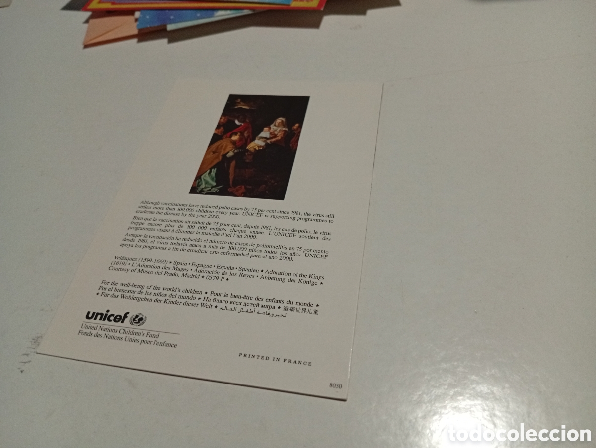 Postales: Postal arte navidad, UNICEF - Foto 3