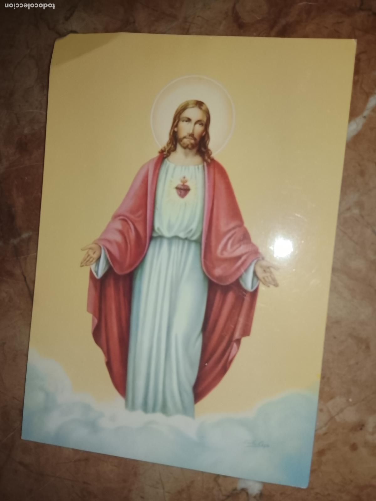 Postales: ANTIGUA POSTAL CRISTO SAGRADO CORAZON DE JESUS
