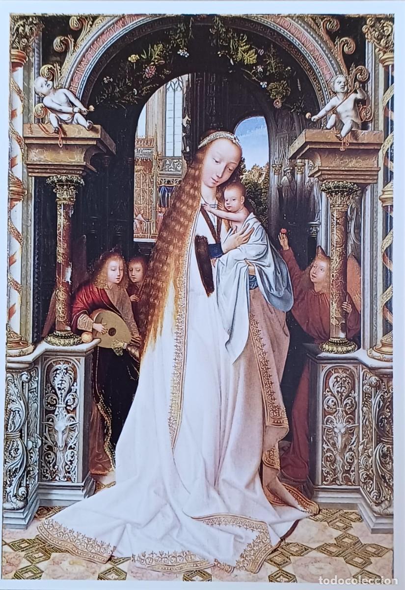 Postales: Virgen con el Ni&ntilde;o, museo de Lyon.