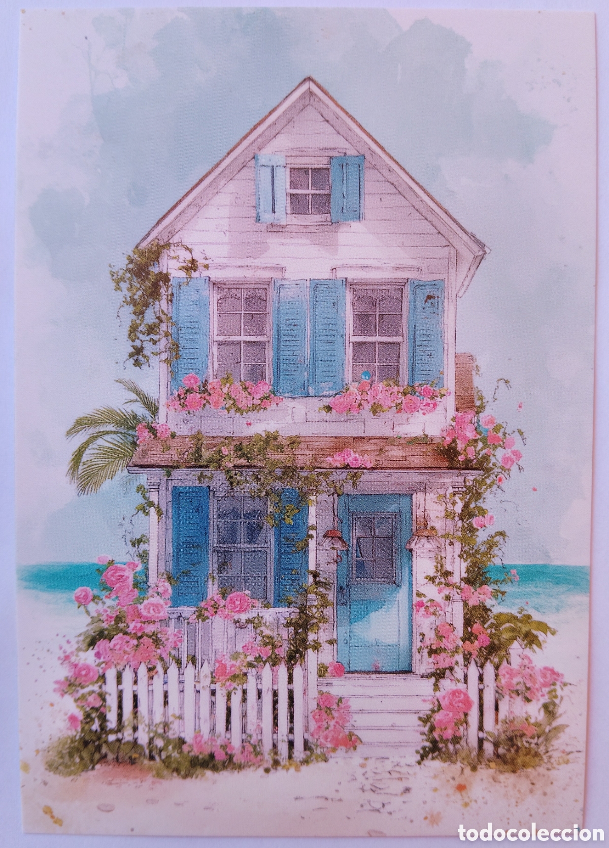 Postales: POSTAL - CASITA PLAYA - ESTILO ANTIGUO