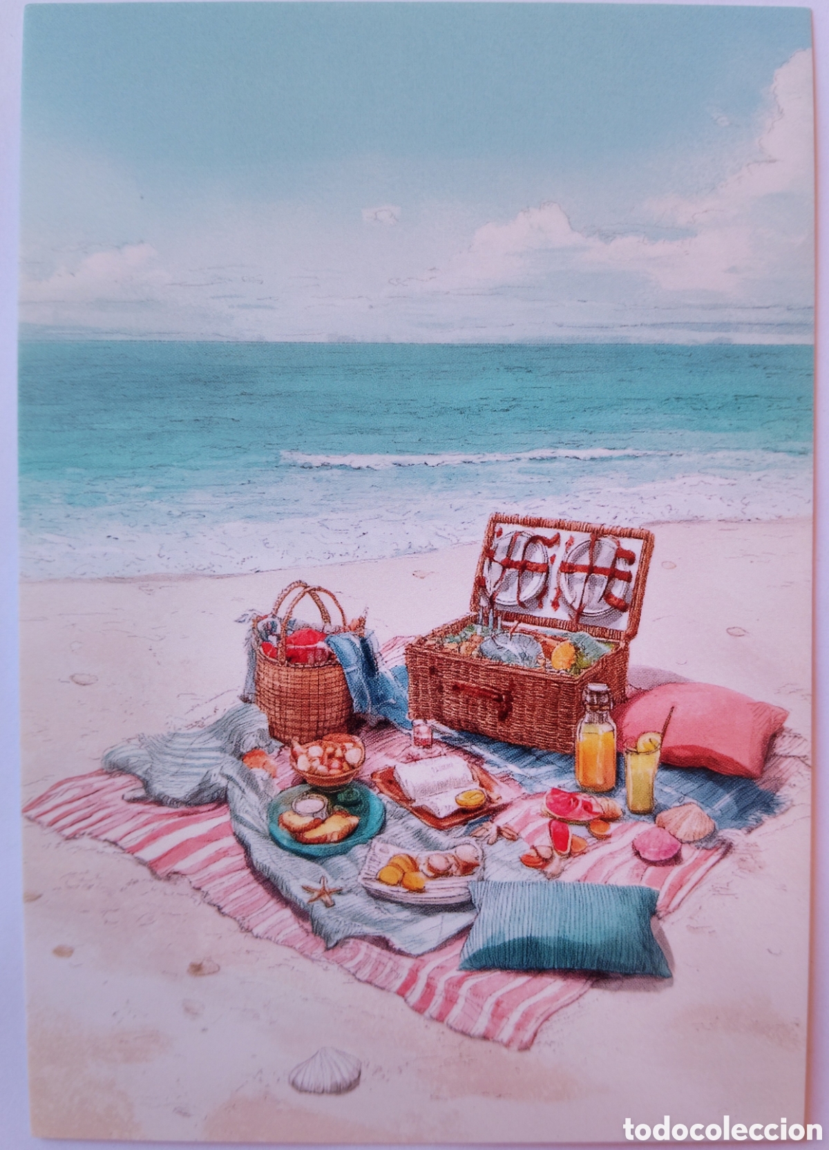Postales: POSTAL - PICNIC PLAYA - ESTILO ANTIGUO