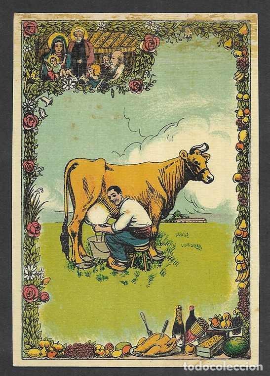 Postales: Felicitacion / Nadala. Felicitaci&oacute;.- El Lleter els desitje Bon Nadal 1930 Opisso Catal&aacute;