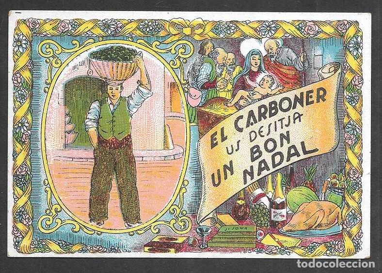 Postales: Felicitacion / Nadala. El Carboner us Desitja Un Bon Nadal 1950 Catal&aacute;
