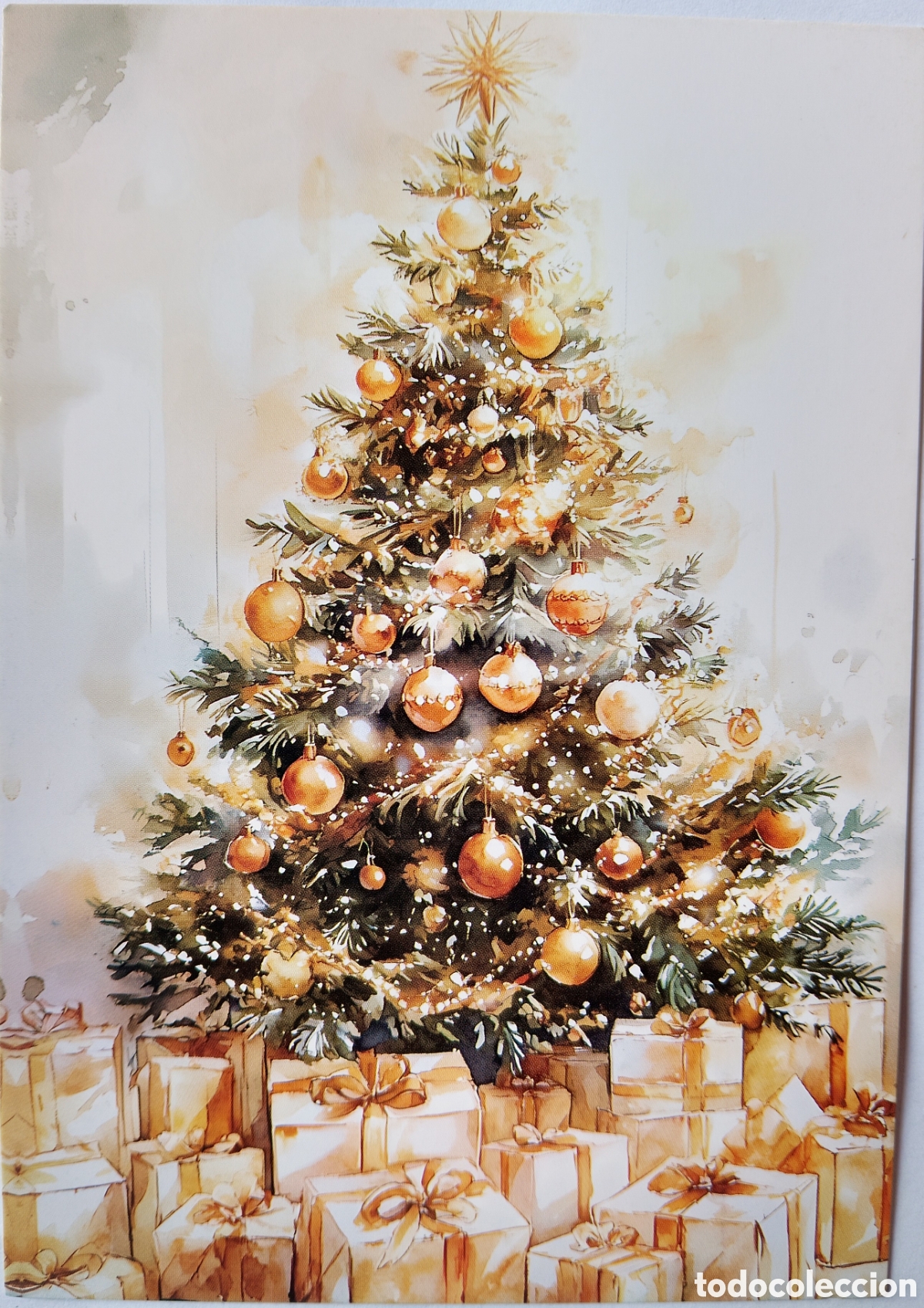 Postales: POSTAL NAVIDAD - &Aacute;RBOL REGALOS - ESTILO ANTIGUO