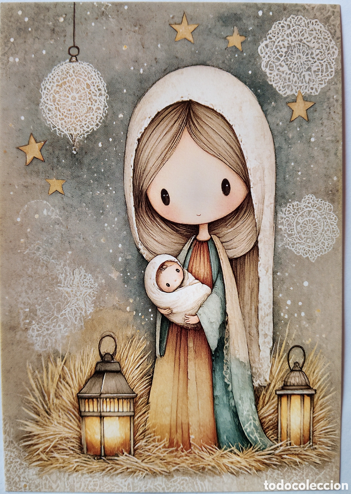 Postales: POSTAL NAVIDAD - NACIMIENTO BEL&Eacute;N VIRGEN NI&Ntilde;O