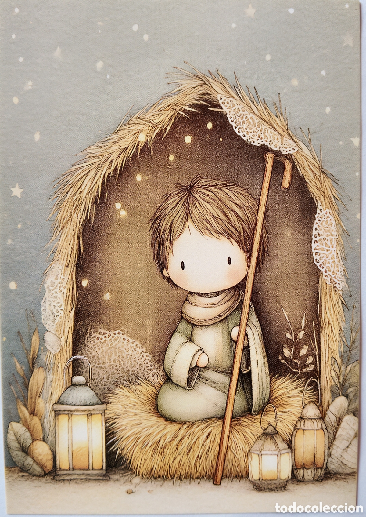 Postales: POSTAL NAVIDAD - NACIMIENTO BEL&Eacute;N SAN JOS&Eacute; PESEBRE