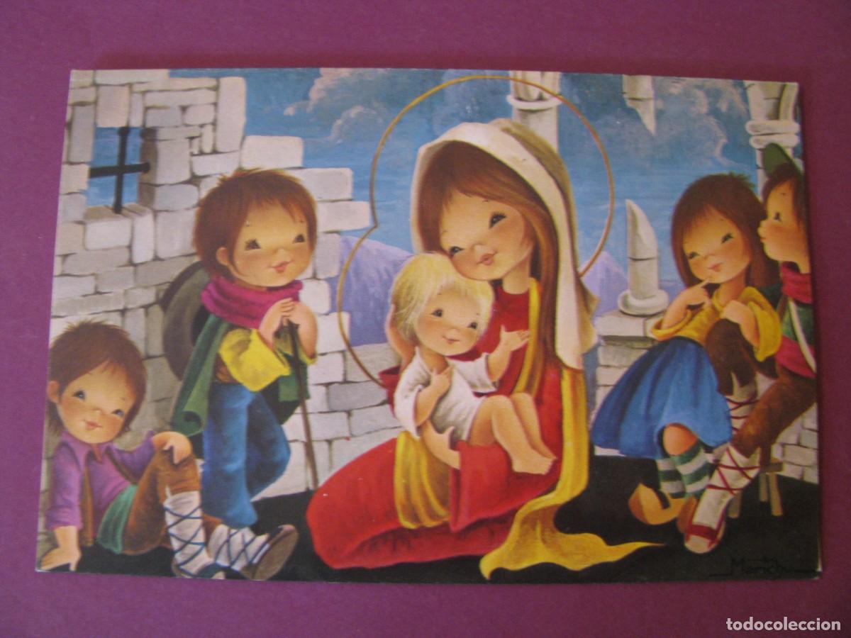 Postales: POSTAL DIPTICA DE IL. MARICHU. C. Y Z. 1634/34-C. 12X8 CM. ESCRITA