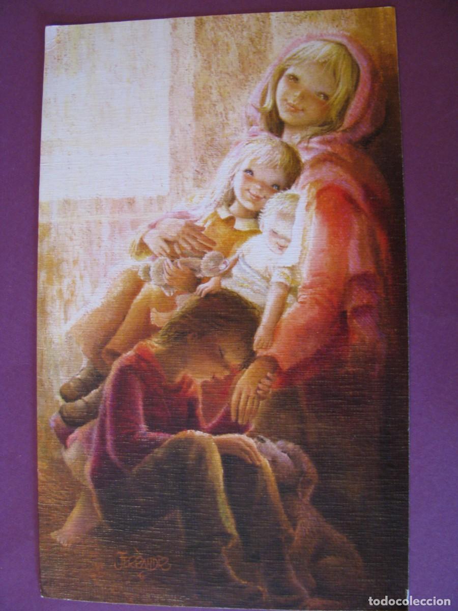 Postales: POSTAL DIPTICA DE IL. FERRANDIZ. SUBI. O. 1869 - 2. 17X10,5 CM. ESCRITA 1981.