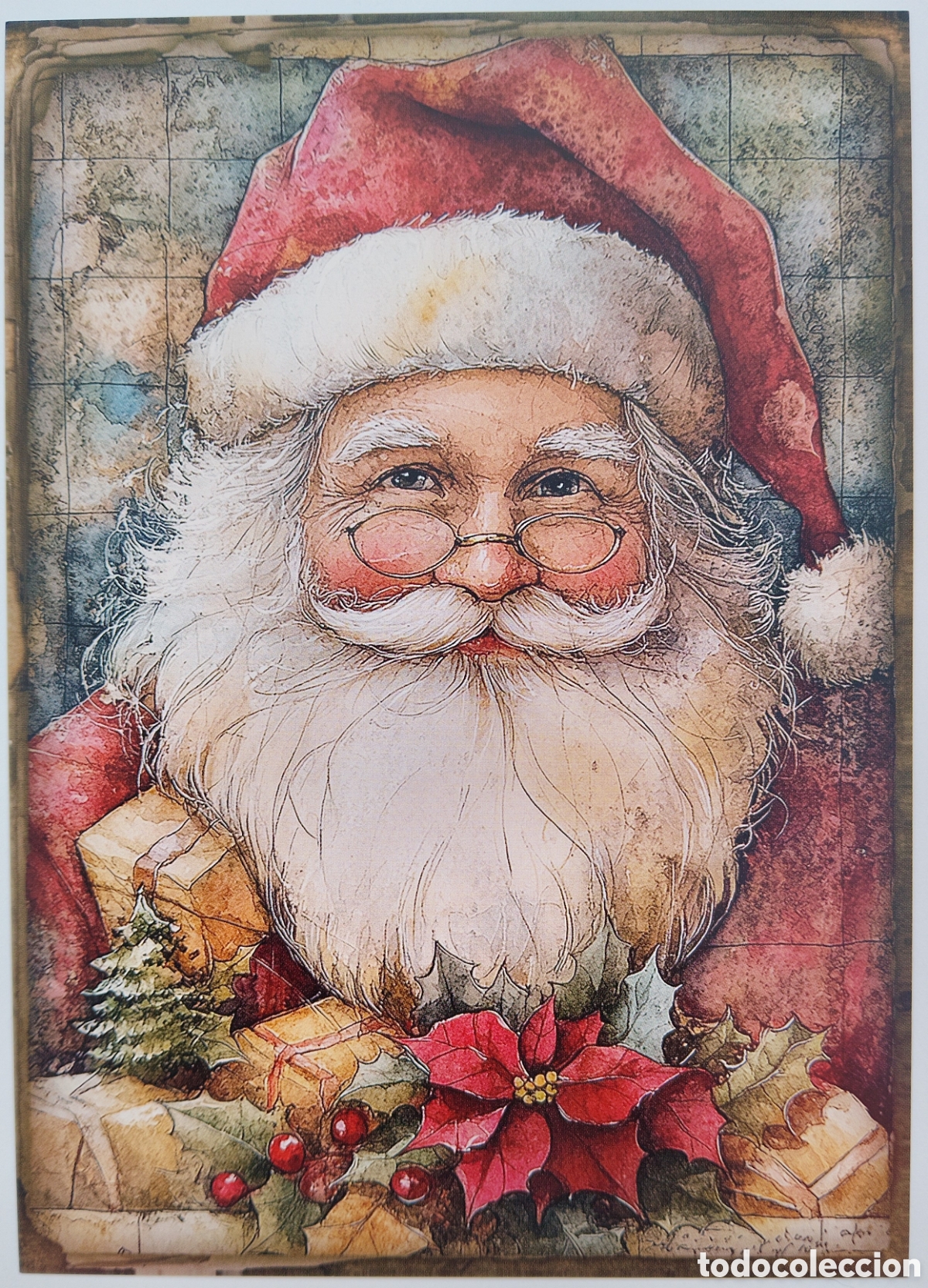 Postales: POSTAL NAVIDAD - PAP&Aacute; NOEL REGALOS - ESTILO ANTIGUO