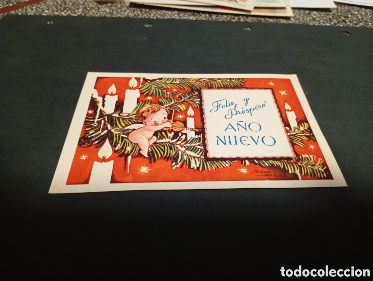 Postales: Postal navidad feliz A&ntilde;o Nuevo