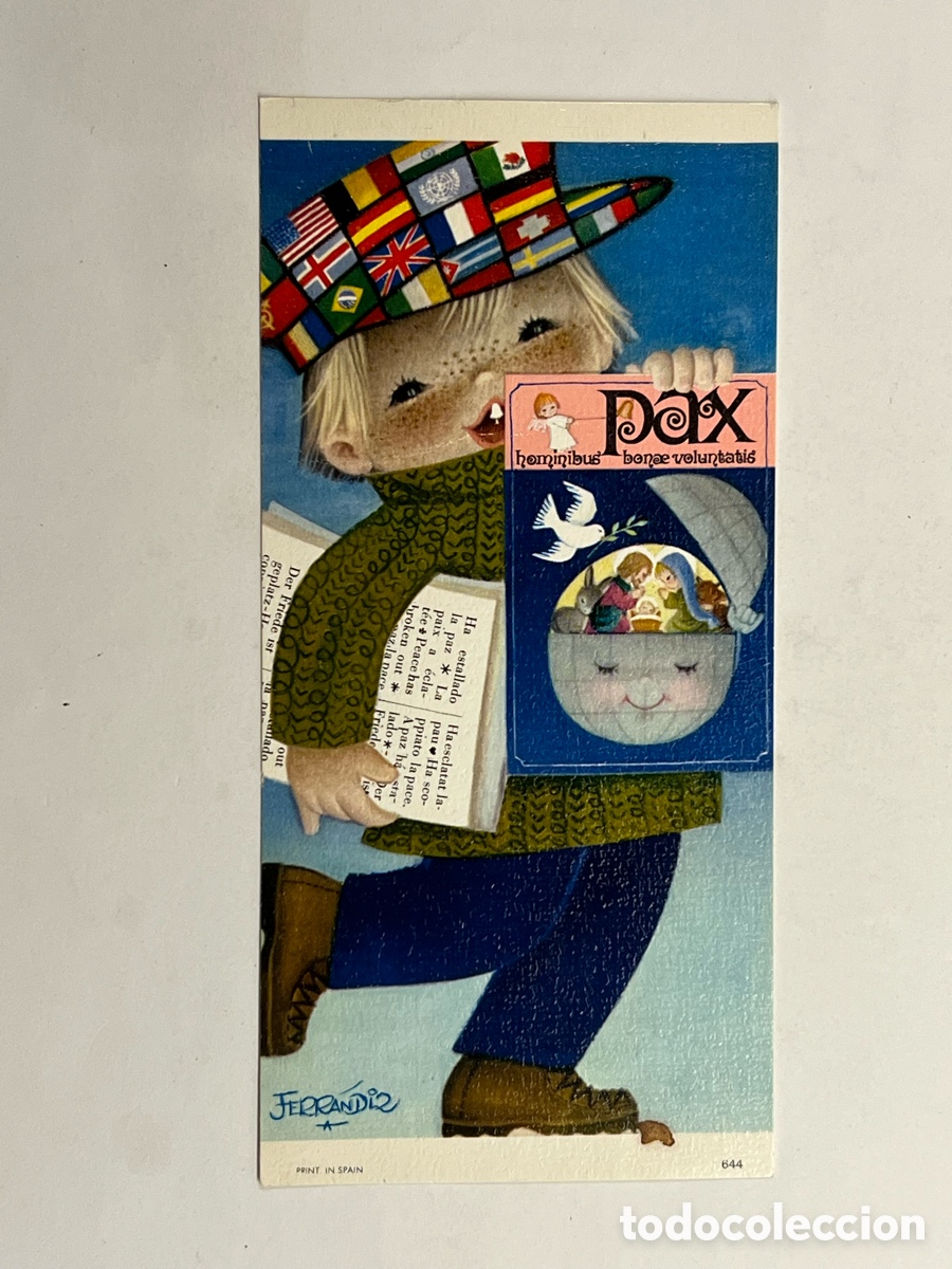 Postales: POSTAL NAVIDE&Ntilde;A. ILUSTRADA POR FERR&Aacute;NDIZ - N&ordm; 644 (a.1969) circulada